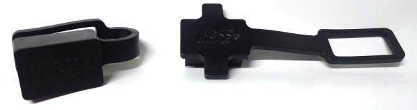 THE BOSS weather plug cap set made of rubber